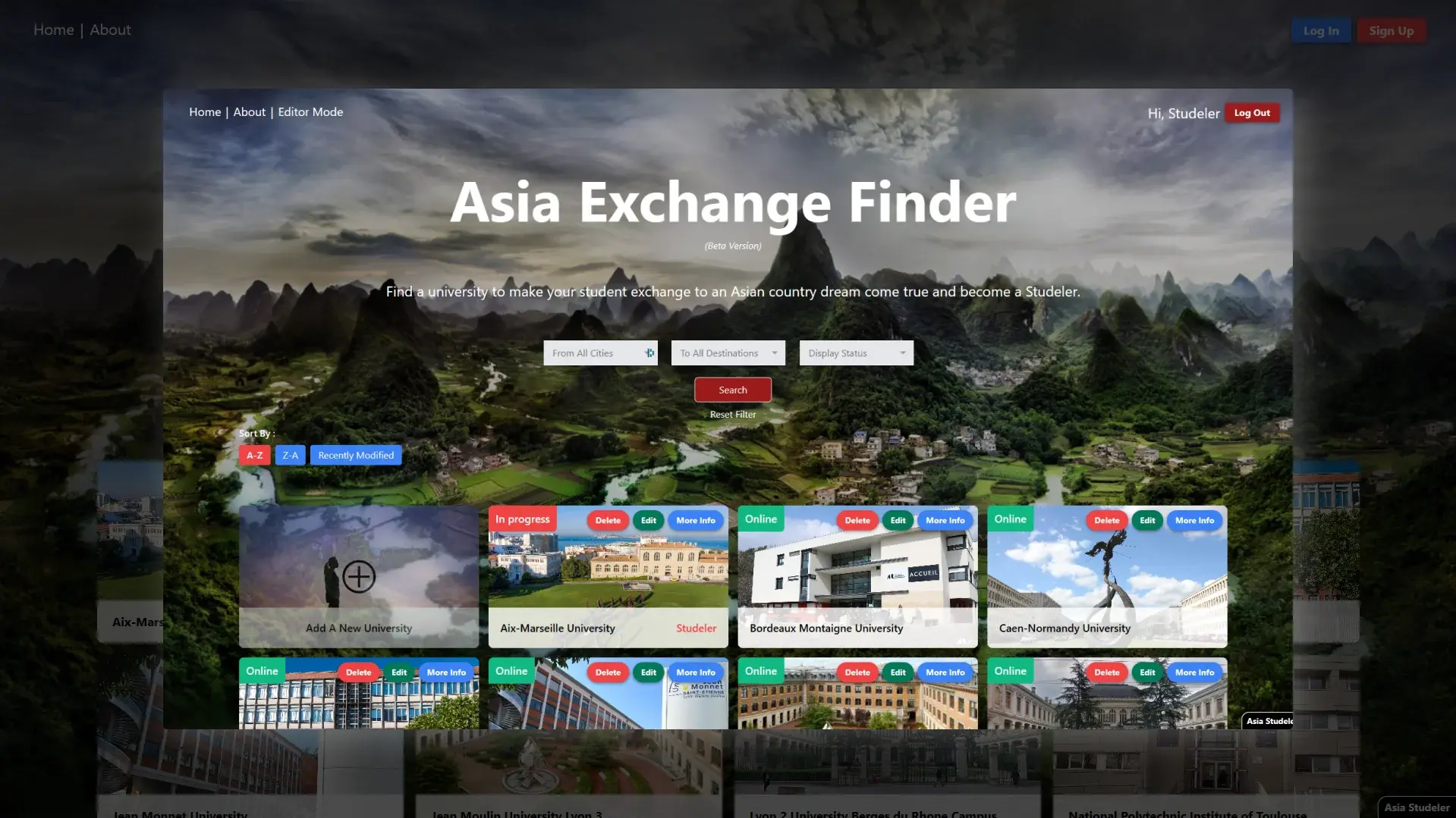 Asian Exchange Finder 3