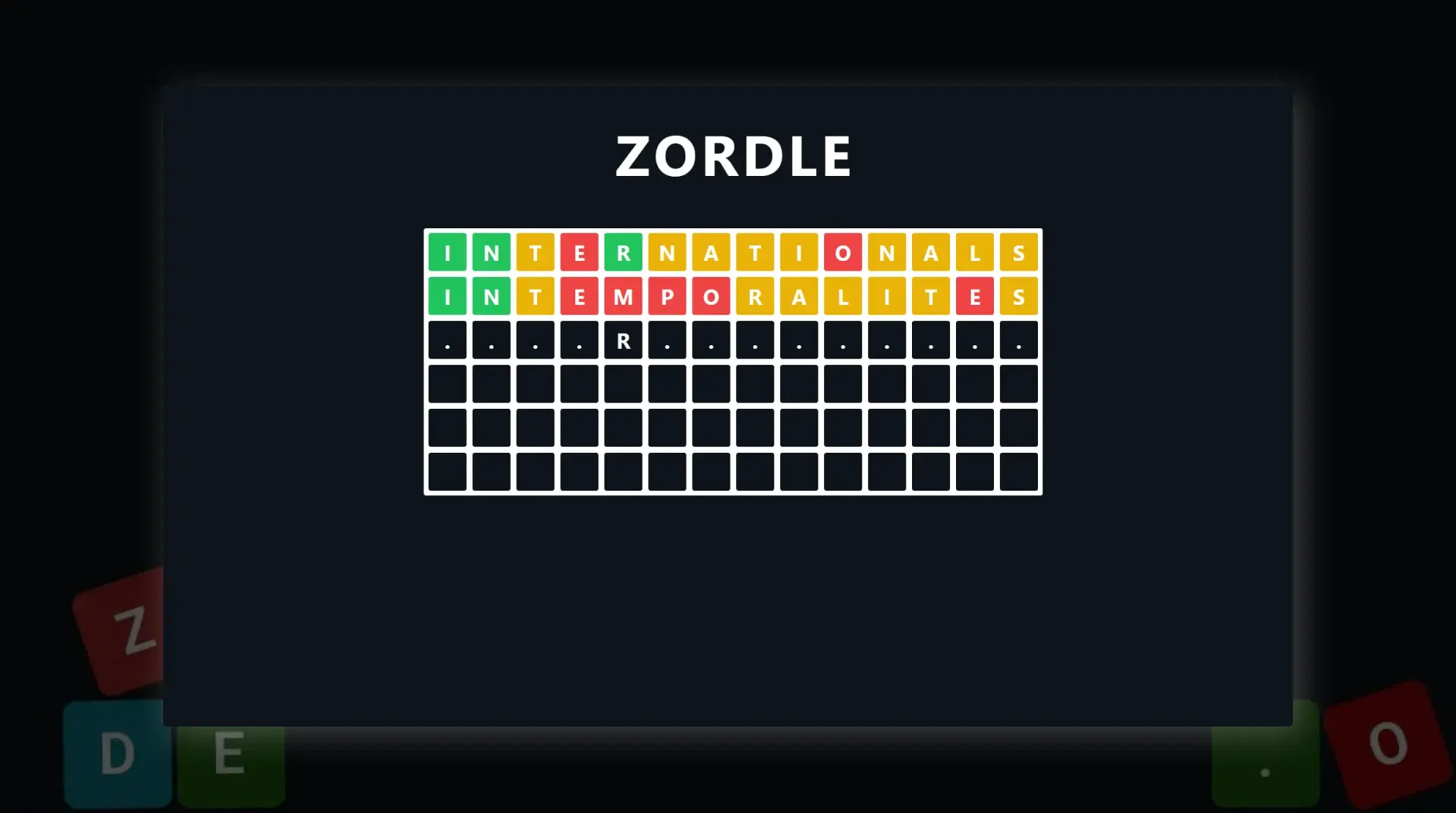 Zordle 4